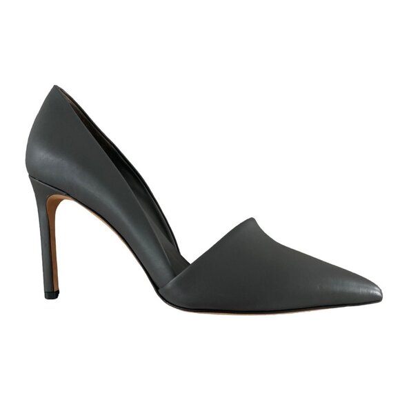 VINCE‎ Cosette Pointed Toe d'Orsay Leather Pumps Gray Graphite 9M EUR 40 $350 - Picture 9 of 12
